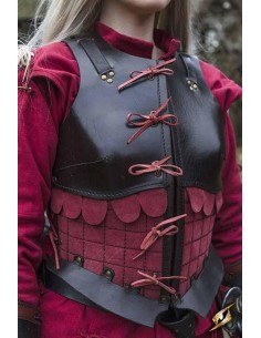 Female Leather Armour Dark...